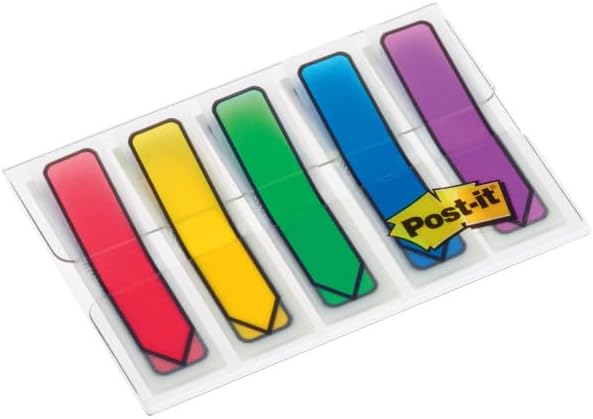 Miniatura 2 de Post-it Index Arrows - Dispensador transparente de 5 colores, 20 colores, 0.472 in