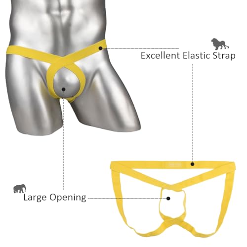 Men's Jock Colorful and Sexy Jockstrap Men's Athletic Supporter Underwear Man's Cheeky Briefs2