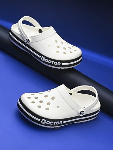 Image of Men Clogs with Back Strap | Lightweight Comfort Footwear | Cushioned EVA Sole | Anti-Slip Everyday Wear Clogs for Indoor, Outdoor, Work & Casual Use