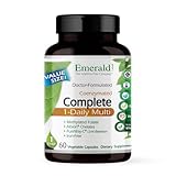 EMERALD LABS Complete 1-Daily Multi - Complete Multivitamin for Men & Women with Vitamin C, Methylated Folate, Whole-Food Blend & More for Immune Support, Bone Health & More* - 60 Vegetable Capsules