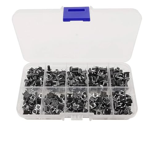 Mini interruptor táctil de 6x6mm momentáneo con alturas variadas de hasta 13mm