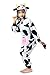 CANASOUR Kids Cow Onesie Farm Animal Halloween Cosplay Costume for 5T Girls Unisex Outfuit One Piece Hooded Soft Pajamas Party Boys Suit (5T, Cow)