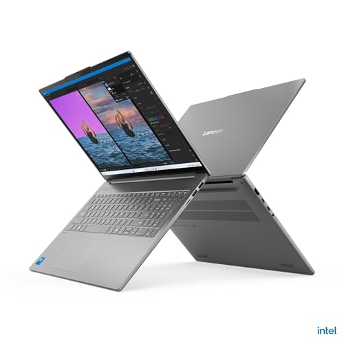 Image of Lenovo 2025 Laptop | IdeaPad Slim 5 | 16 inch 1920x1200 Touch IPS | Intel-10 Core 7 240H | 24GB DDR5 | 1TB SSD | Windows 11 Pro | Wi-Fi 6 - BT 5.2 - Backlit KB - 1080p + IR Camera - Luna Grey