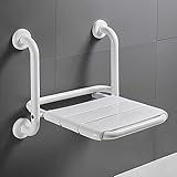 CHCHC Ouderen badstoel, zwangere vrouw douchezitje met armleuning antislip stoel multifunctionele wandgemonteerde douchebank Douchekruk