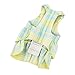 Ranphy Dog Dresses for Small Dogs Girl Female Cute Plaid Dog Sundresses Puppy Suspender Skirt Pet Spring Summer Clothes with D-Ring Cats Apparel Costumes, Yellow, M