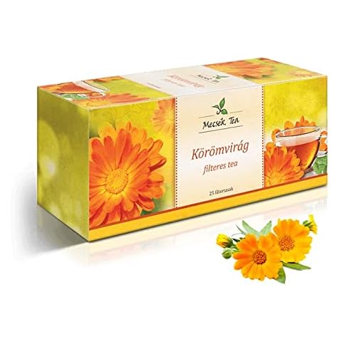 Mecsek Marigold Calendula Flower Premium Natural Herbal Tea - Calendulae Flos - 25 Bags Cover