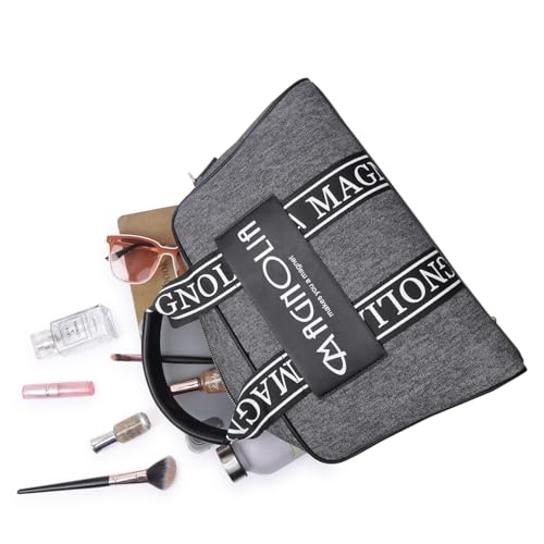 Image of MAGNOLIA Women's Canvas Duffle bag Medium Size with Detachable Shoulder Strap and Handles | Spacious Perfect for Travel & Everyday Use