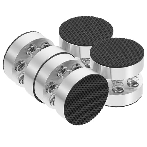 HONMEET �ϏՌ��J���I�P�X�s�[�J�[�z���_�[ �V���o�[ �A���~�j�E�������S���� �񊊂�@�\�t�� �X�}�[�g�X�s�[�J�[��������Œ� �z�[����KTV�ɍœK�Ȏ��p�I�ȃX�s�[�J�[�X�v�����O�p�b�h 4�Z�b�g