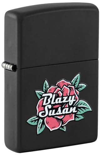 Encendedor Zippo personalizado con grabado negro mate miniatura 1