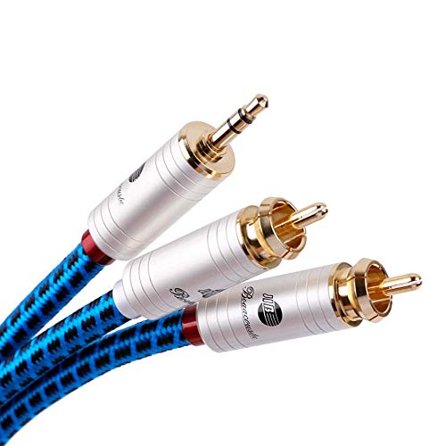 Câble 3,5 mm vers 2 RCA mâles BOAACOUSTIC répartiteur en Y hifi 1.5m