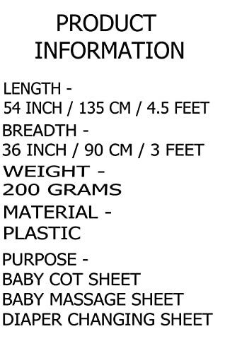 Image of EcoSoft Plastic Sheet,PVC Sheet for Kids,Rubber Sheet for Babies,Bed Wetting Protector(90 x 135 cm) (Blue BABYBEAR)