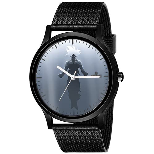 AROA Watch New Watch for Goku Super Model : 338 Men Black Metal Type Rubber Analog Watch Black Dial for Men Stylish Watch for Boys (B0C2VYWJK3) Amazon Price History, Amazon Price Tracker