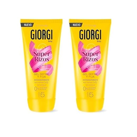 Giorgi Line Gomina Super Rizos con Aloe Vera, Gel Definidor Apto Método Curly sin Residuos 0% Siliconas 0% Alcohol, Controla el Frizz del Cabello Rizado y Ondulado, Fijación 5-170 ml (Paquete de 2)