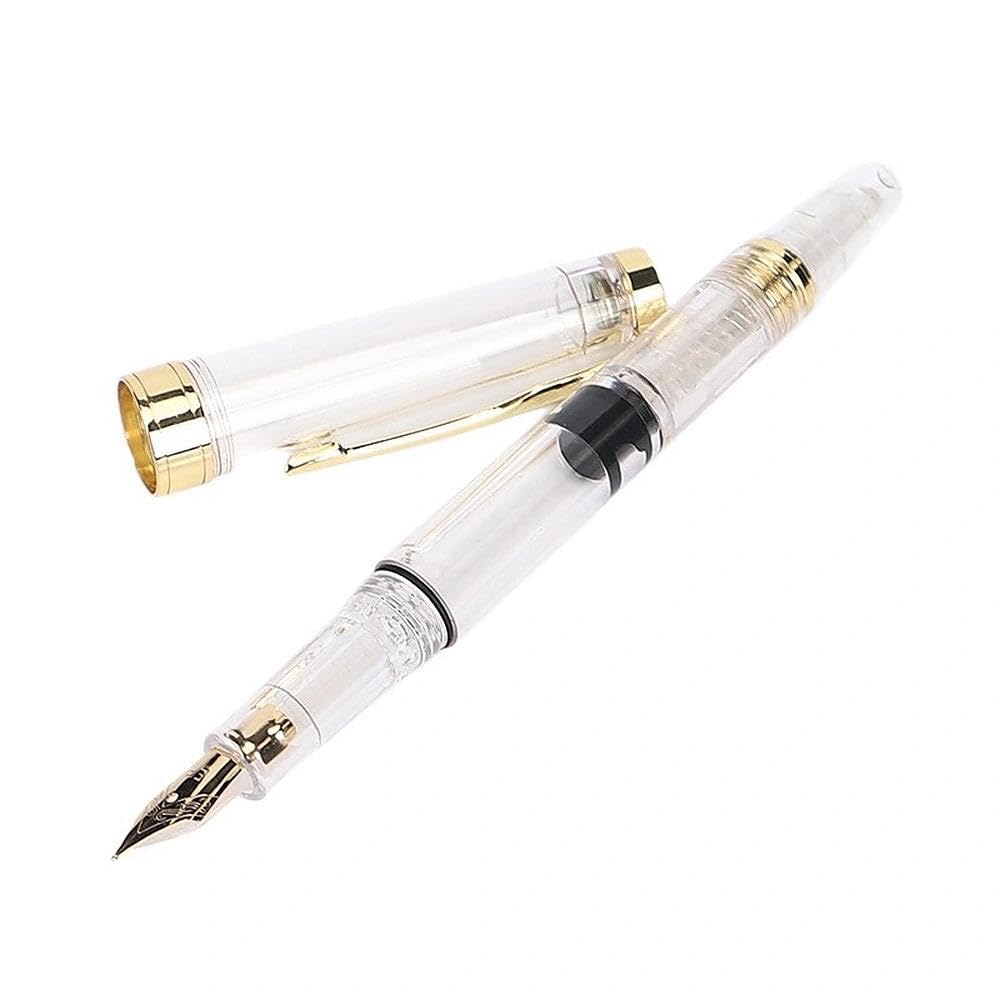 Penna Stilografica E A Immersione In Vetro 2-in-1 - Verde, Con 5 Pennini Di Ricambio E Convertitore - Per Calligrafia E Pittura