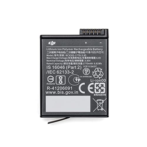 Image of Osmo Action Extreme Battery,1770 mAh Supports up to 160 Minutes of Battery Life for DJI Osmo Action 3,Osmo Action 4 Sport Camera