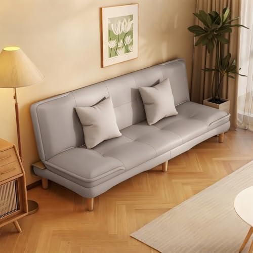 ソファーベッド2/ 3人掛け 折り畳み おしゃれ ソファーベット 北欧モダンデコ ソファベッド ソファー け リクライニング 一人暮らし ベッド シングル(グレー,180*60*75cm)
