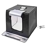 ハクバ 【Amazon.co.jp限定】HAKUBA 撮影ボックス LEDスタジオボックス60 V2 色温度3段階・調光10段階 調節可能 折りたたみ式 背景紙3色付き 大型 AMZLEDSBX60V2 4977187734492