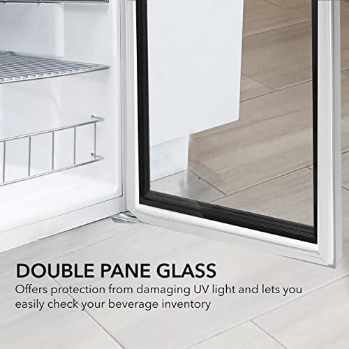 Whynter Br-128Ws Beverage Refrigerator With Glass Door And Lock, Stainless Steel, 120 12-Oz. Can Capacity, 17 X 19 X 33 #TOP5