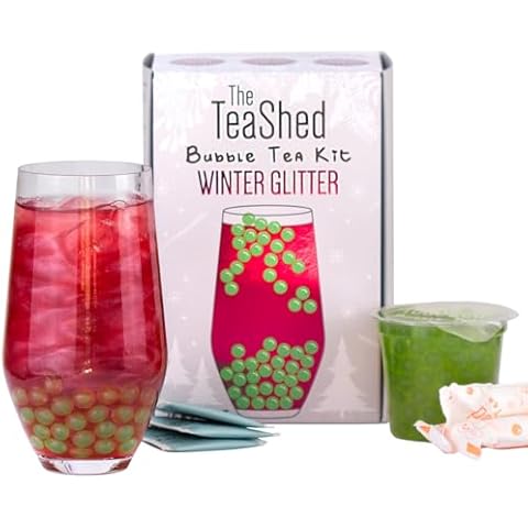 Winter Glitter Christmas Bubble Tea Kit Cover