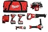 Milwaukee M18 Cordless LITHIUM-ION 6-Tool Combo Kit (2696-26)