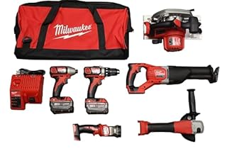 Milwaukee M18 Cordless LITHIUM-ION 6-Tool Combo Kit (2696-26)