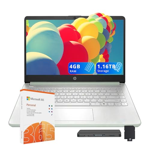 HP Stream 14�C���` HD �m�[�g�p�\�R�� �w��&�r�W�l�X�p Intel�v���Z�b�T�[ N150 4GB RAM 1.16TB�X�g���[�W (128GB UFS+1TB �h�b�L���O�X�e�[�V�����Z�b�g)�AIntel Graphics�A1�N�Ԃ�Offic