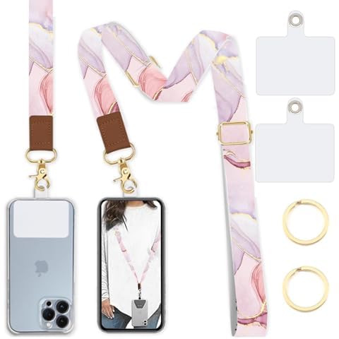Lfpkixise Adjustable Phone Lanyard and Wrist Strap Cover