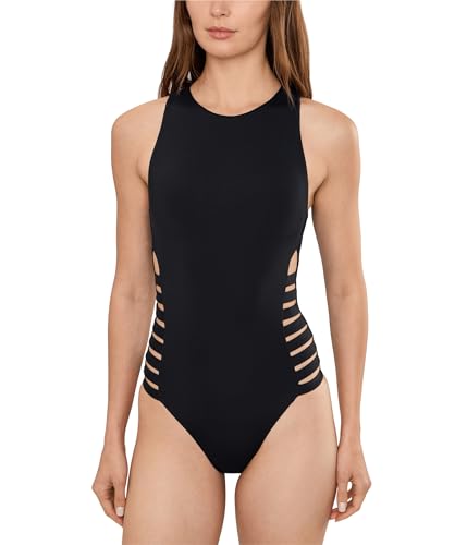 Maillot de bain noir col haut Seafolly idéal pour vos journées spa et plage