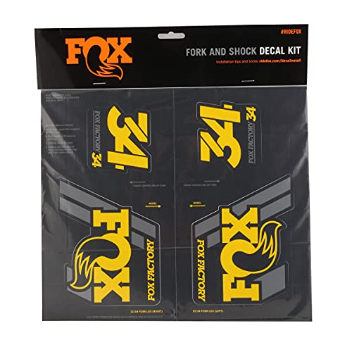 Fox Racing Shox Heritage Gabel und Stoßdämpfer-Set, Gelb, Einheitsgröße Cover