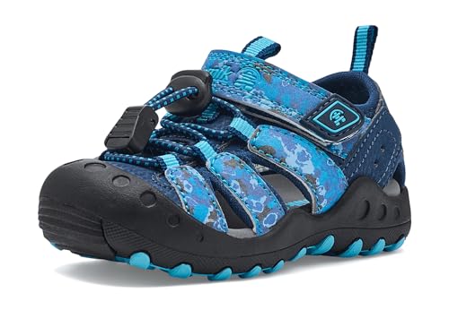 Kamik Kids Unisex Crabprint (Toddler/Little Kid/Big Kid) Blue 4 Big Kid M
