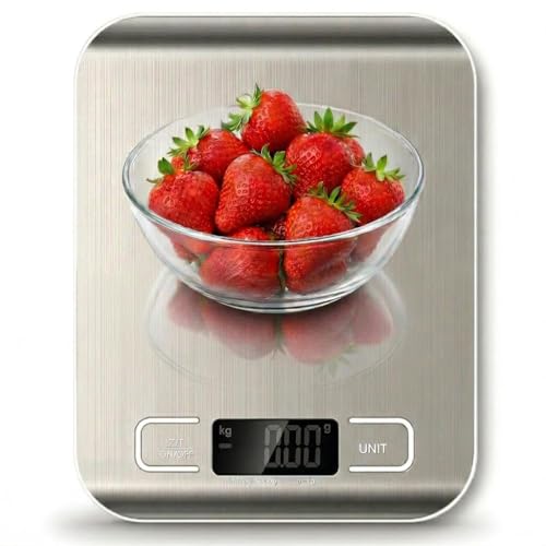 ✪®Food Scale,11lb Digital Kitchen Scale Batteries,1g/0.05oz Preci...