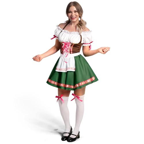 Spooktacular Creations Oktoberfest Outfits Women Costume, German Bavarian Dirndl Dress for Halloween Cosplay Beer Carnival3