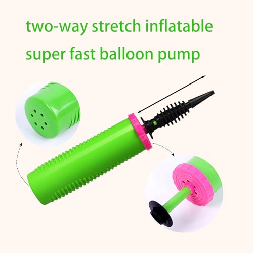Ouyili DAQITONG-LV-2N Balloon Pump Hand Two-Way Dual Action Inflate 2Pack And Balloon Tying Tool In One thumb #2