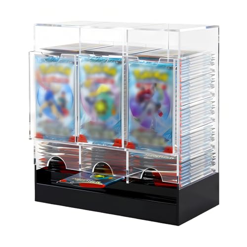 Krbnk 3 Slot Booster Pack Dispenser with Black Base