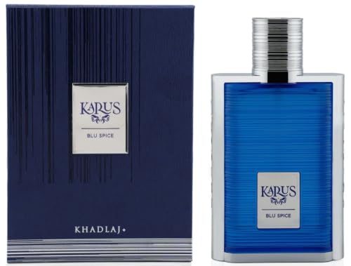 Image of KHADLAJ Karus Blu Spice Long Lasting Eau De Parfum for Unisex - 100 ml