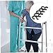 10Pcs Heavy Duty Crutch Pin Locks for Walking Canes Durable Walker Tube Clip Set Non Slip Accessories for Seniors and Disabled Users Easy Installation and Mobility