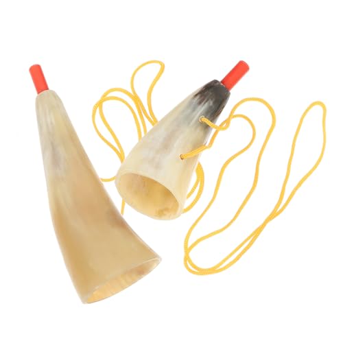 HANABASS 2stücke Spielzeug Trompete Hornspielzeug Für Junge Mädchen Mit Glatter Oberfläche Und Guter Klangqualität Einfach Zu Spielen Und Aufzubewahren Als Für Anfänger Und Musiker