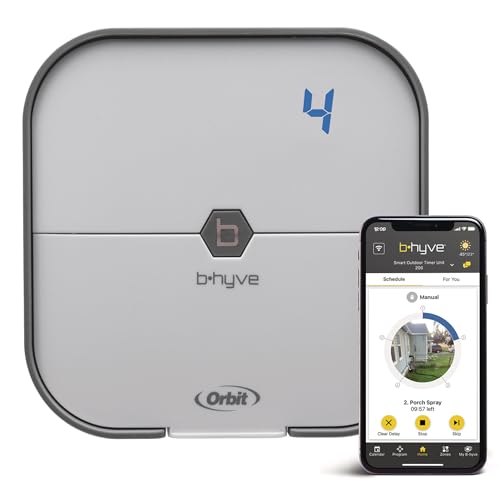 Orbit 57915 B-hyve 4-Zone Indoor Smart Sprinkler Controller