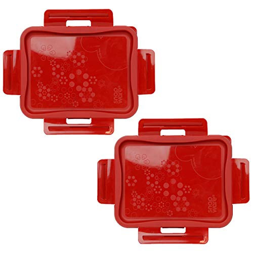 Snapware 7211R-PC 6 Cup Poppy Red Lids Compatible with Total Solutions Containers