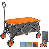Portal Alf Trolley XL Bollerwagen bis 100 kg Strandwagen Handwagen Kinderwagen + Boden & Tasche