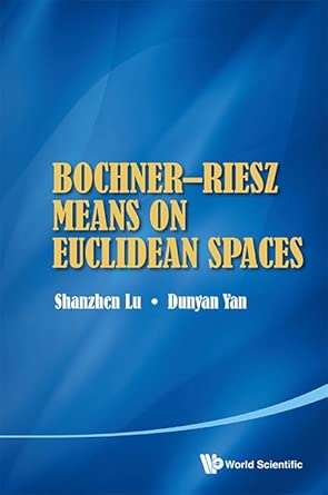 BochnerRiesz Means On Euclidean Spaces book cover