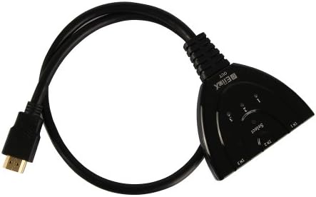 Eiiox 3 Port 1080P HDMI Switcher Splitter Cable for HDTV