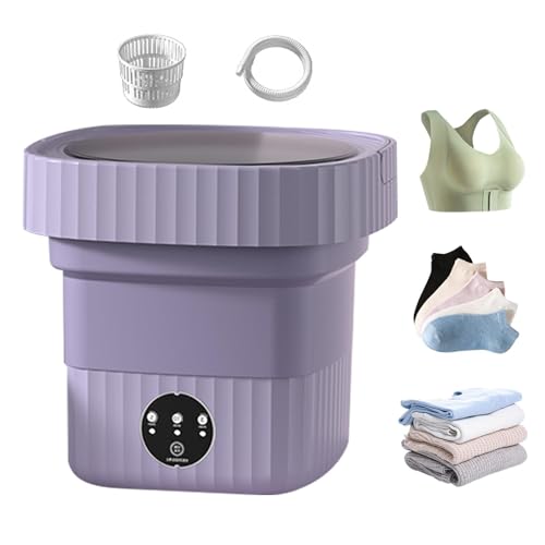 portátil - plegable, pequeña plegable | y secadora portátil, compacta para dormitorio, apartamento, camping