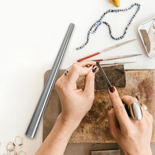Medidor de talla de anillo para DIY de joyas y proyectos creativos en el hogar 6