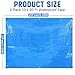 GliCraft 2 Pack 10 x 20 ft 5.5 Mil Large Tarps Heavy Duty Waterproof Tarp Multi Purpose Tent Cover for Home Boats Cars Camping Patio Furniture Roof Emergency Rain Protective Cover, Blue