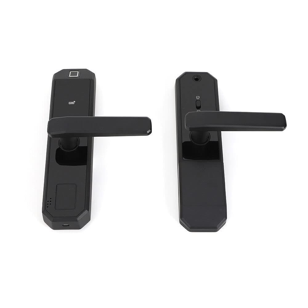 Serratura per porta con impronte digitali e riconoscimento del codice numerico e app Smart Lock per porte interne