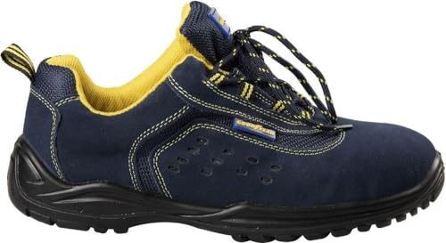 Goodyear Zapatos de Seguridad S1P de Gamuza Azul sin Metal Talla 39 Goodyear Zapatos de Seguridad S1P de Gamuza Azul sin Metal Talla 39
