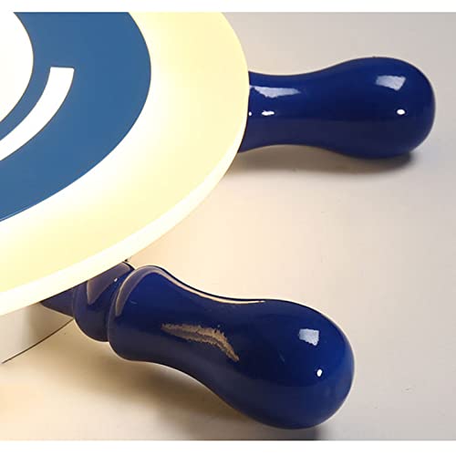 Plafonnier réglable à intensité variable moderne bleu