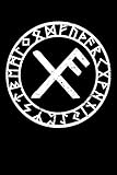 Viking Rune Meaning Good Luck: Blank Lined Notebook, Journal or Diary