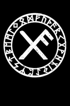 Viking Rune Meaning Good Luck : Blank Lined Notebook, Journal or Diary